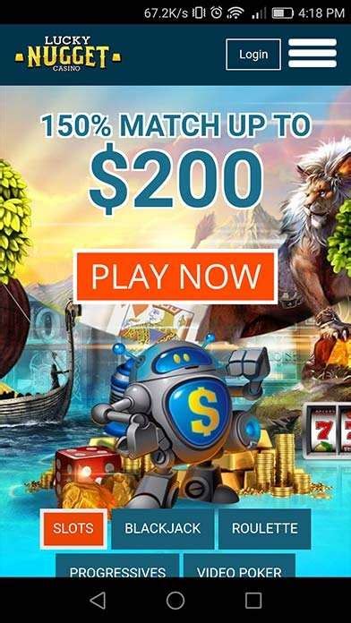 Lucky Nugget Mobile Casino App.